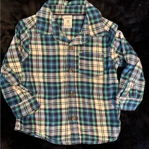 🌷 5 for $10 🌟ships free over$25 Boys plaid button down